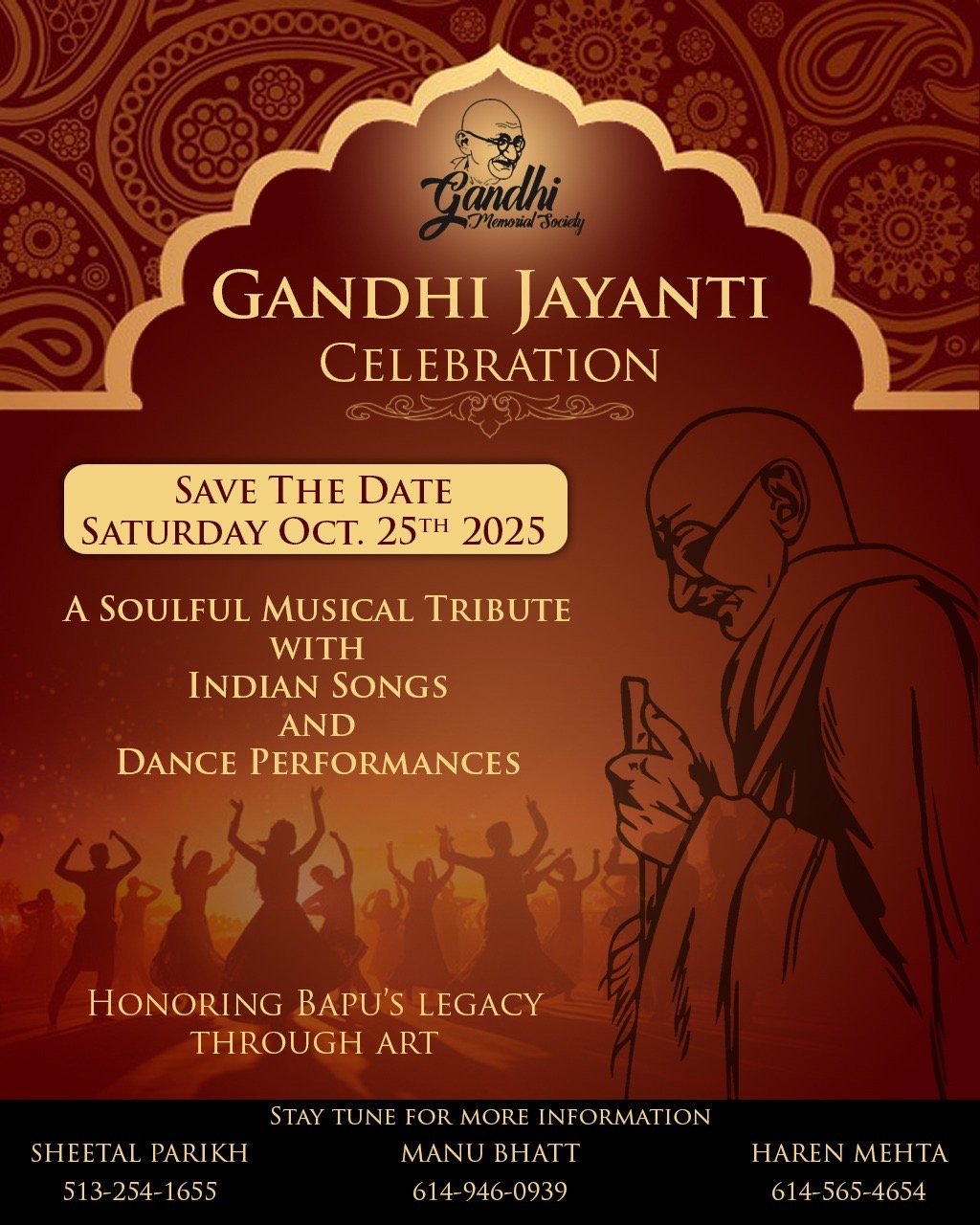 Gandhi Jayanti Celebration — A Musical Tribute to Bapu